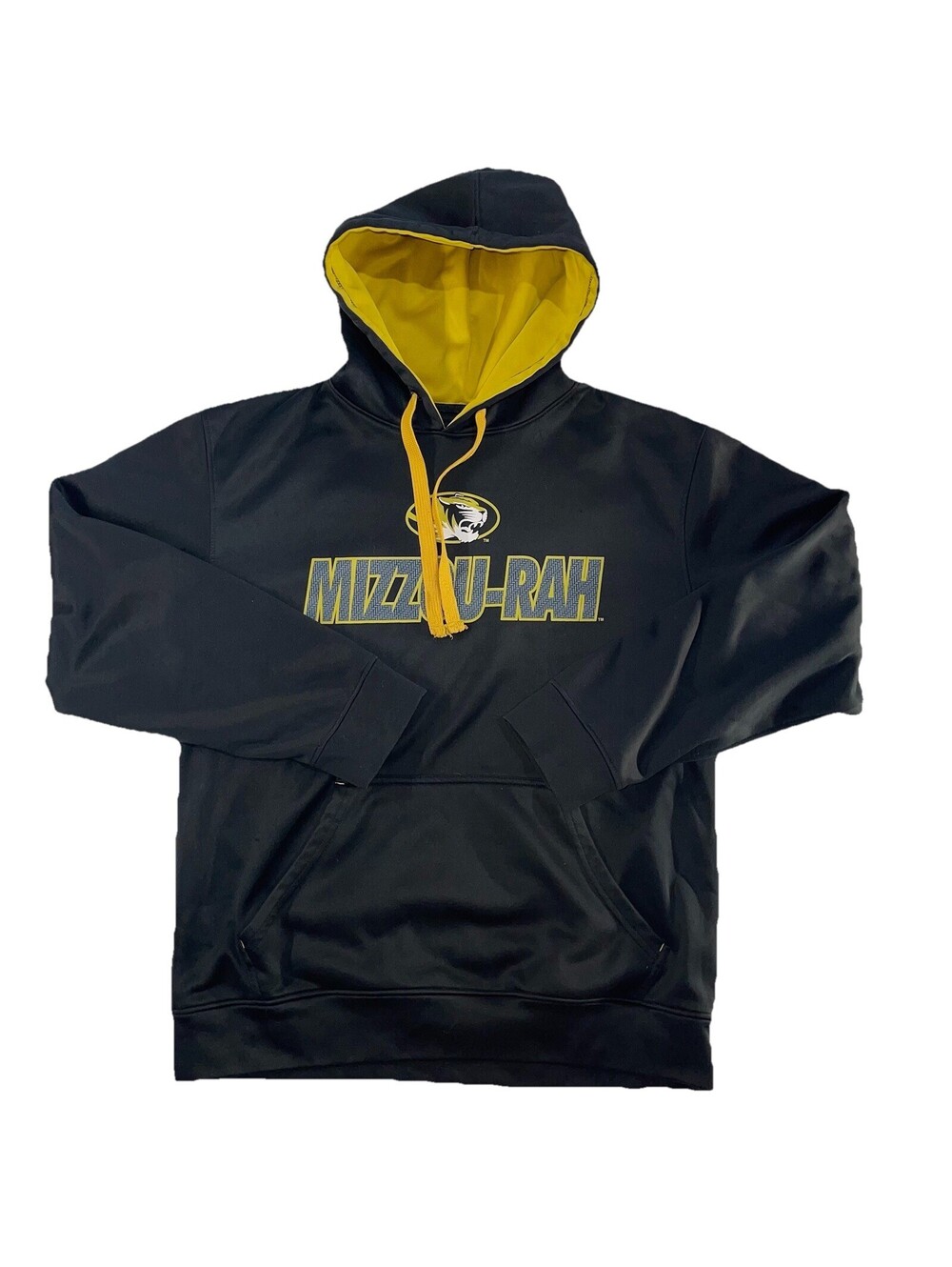 Missouri Tigers Mizzou-Rah NCAA Hooded Sweatshirt Hoodie Football Adult Medium